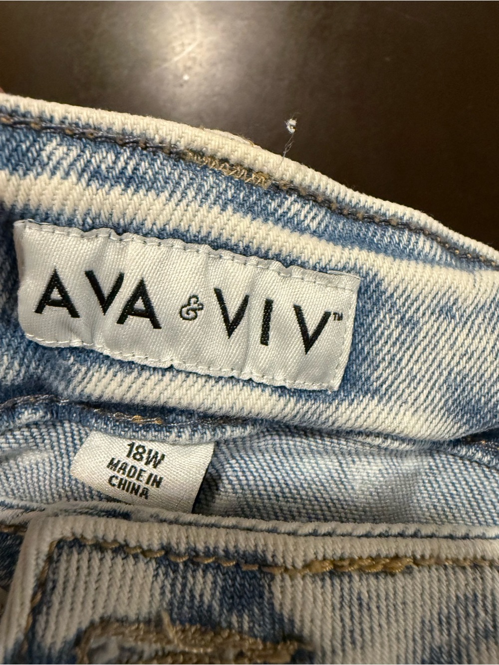 AVA & VIV Light Blue Women’s Jean shorts
